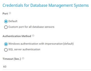 Credentials for Database Management Systems